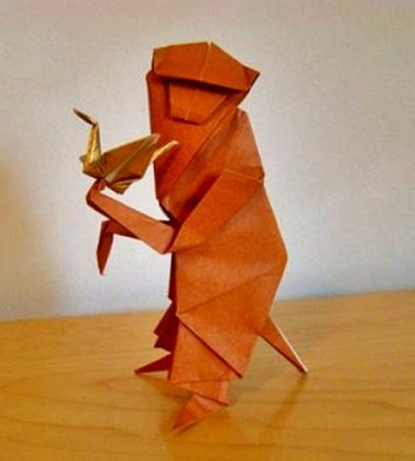 origami dinosaur