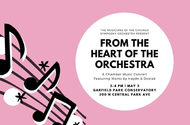 csoo free concert at Conservatory pink flyer