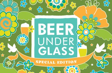 Beer Under Glass event graphic with special edition